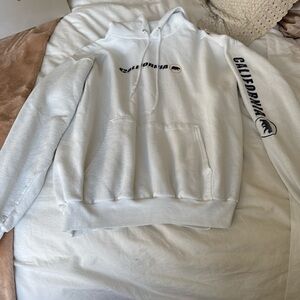 Hanes White 'California' Graphic Pullover Hoodie